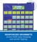 Carson Dellosa Blue Deluxe Calendar Pocket Chart, 25" x 35" Classroom Calendar Pocket Chart With Clear Pockets, Monthly Calendar Headers, Classroom Calendar Cards, Classroom & Homeschool Supplies
